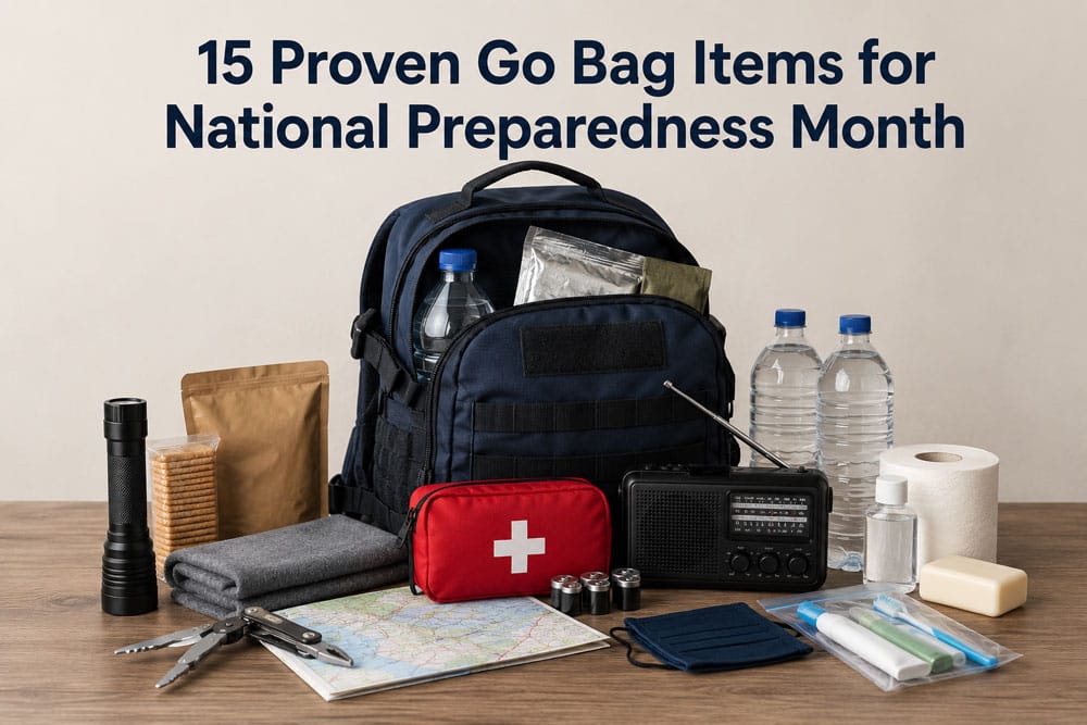 15 Proven Go Bag Items for National Preparedness Month 2 15 Proven Go Bag Items for National Preparedness Month