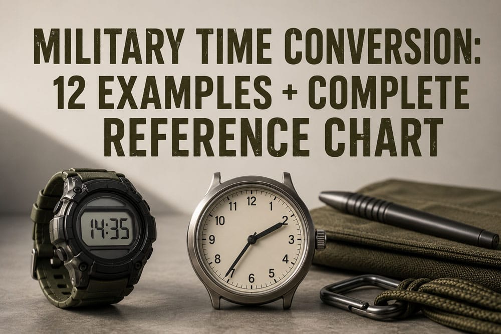 Military Time Conversion: 12 Examples + Complete Reference Chart