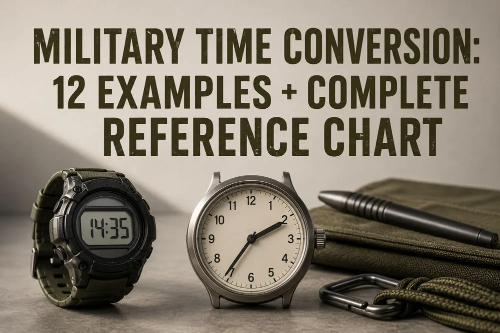 Conversión de hora militar: 12 ejemplos + tabla de referencia completa 2 Conversión de hora militar: 12 ejemplos + tabla de referencia completa