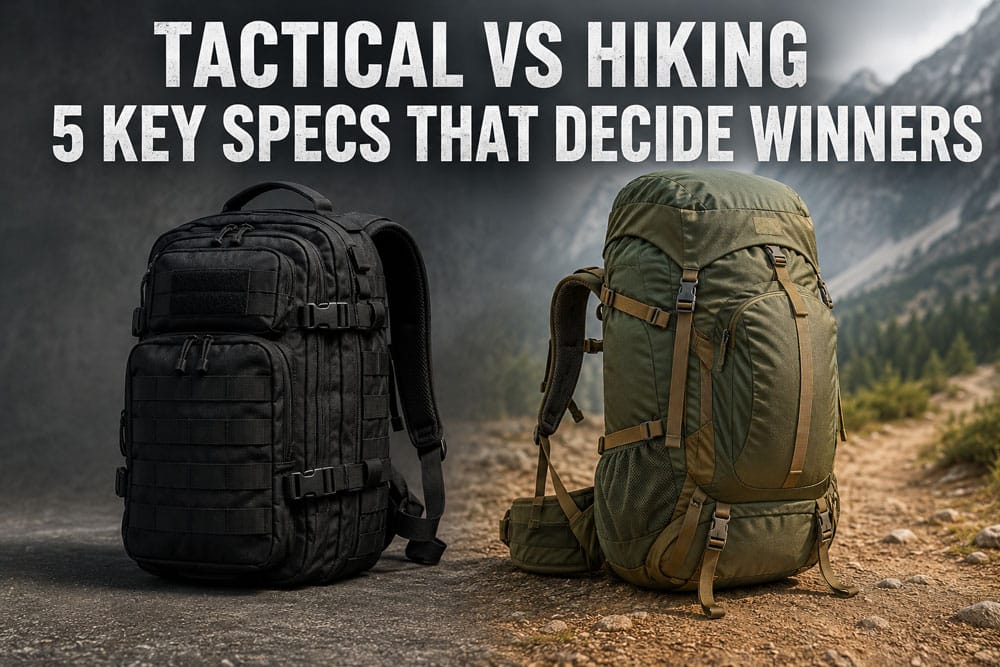Tactical vs Hiking 5 Key Specs That Decide Winners 2 Tactical vs Hiking 5 Key Specs That Decide Winners