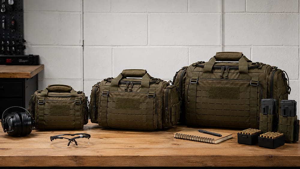 How to Choose the Right Range Bag for Shooting Gear 4 Choose the Right Size and Capacity