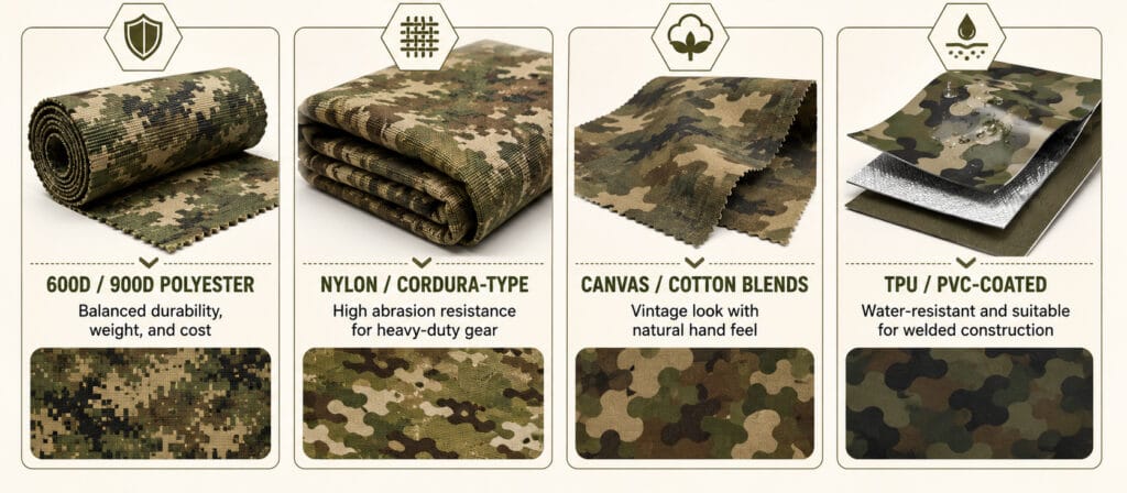 Fabric Selection for Camouflage Tactical Gear
