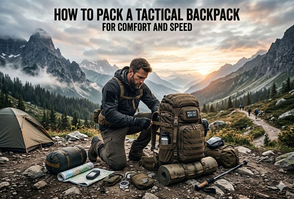 How to Pack a Tactical Backpack for Comfort and Speed 2 How to Pack a Tactical Backpack for Comfort and Speed