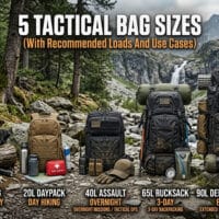 5 Tactical Bag Sizes With Recommended Loads And Use Cases