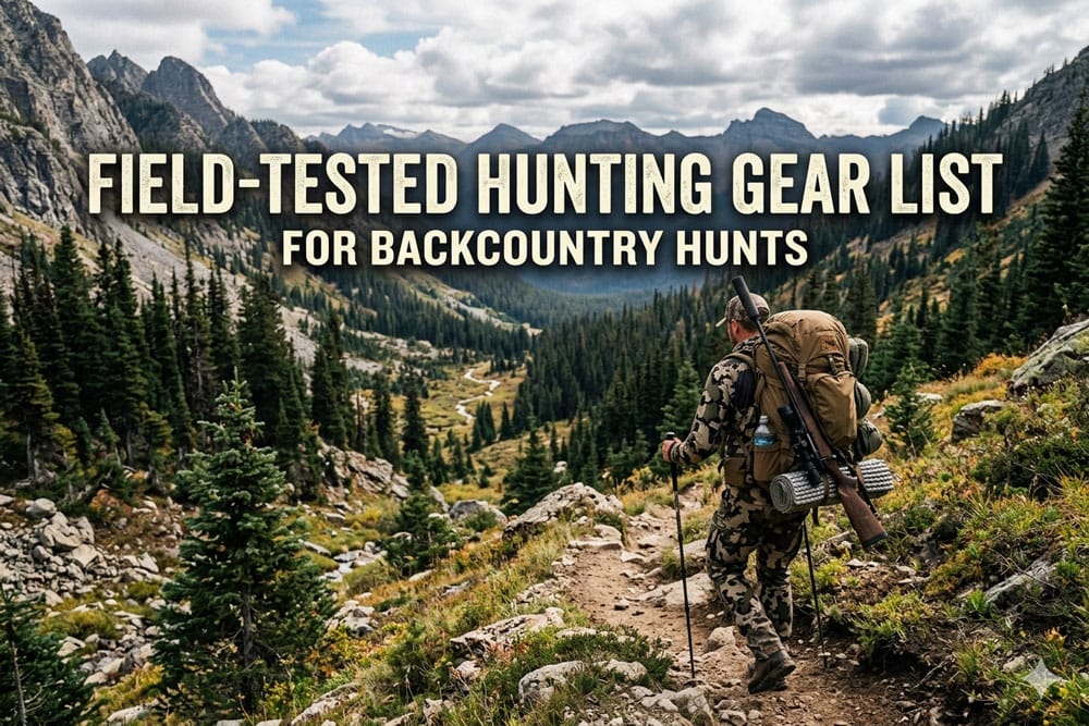 Field-Tested Hunting Gear List for Backcountry Hunts 2 Field-Tested Hunting Gear List for Backcountry Hunts