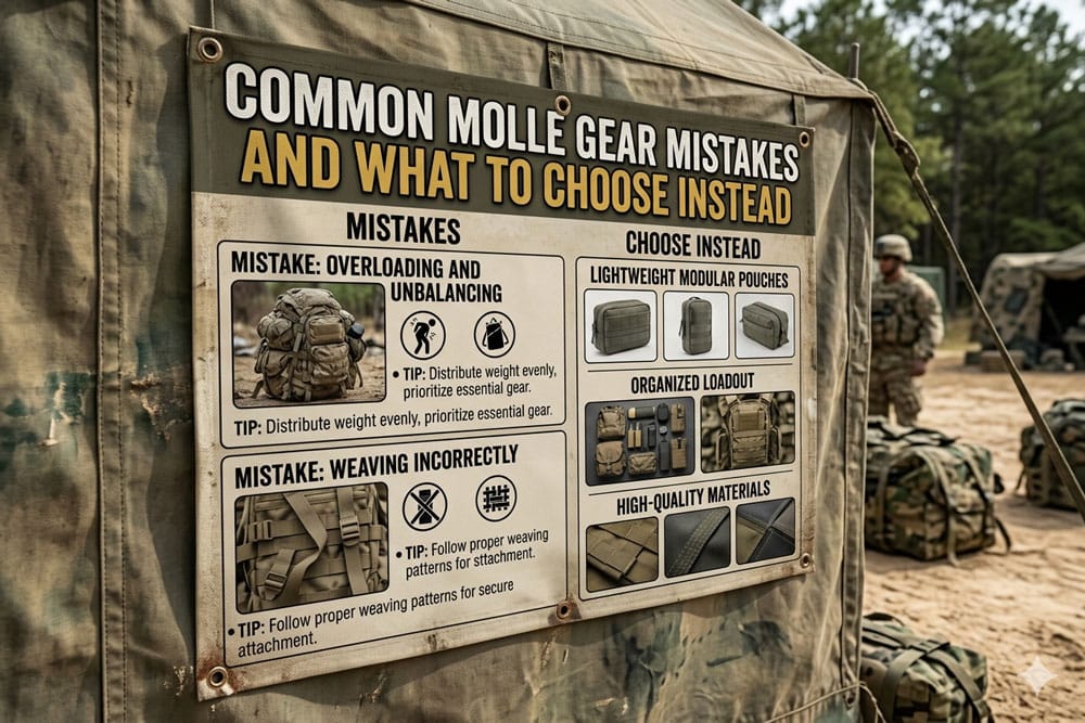 Common MOLLE Gear Mistakes And What To Choose Instead 8 Common MOLLE Gear Mistakes And What To Choose Instead