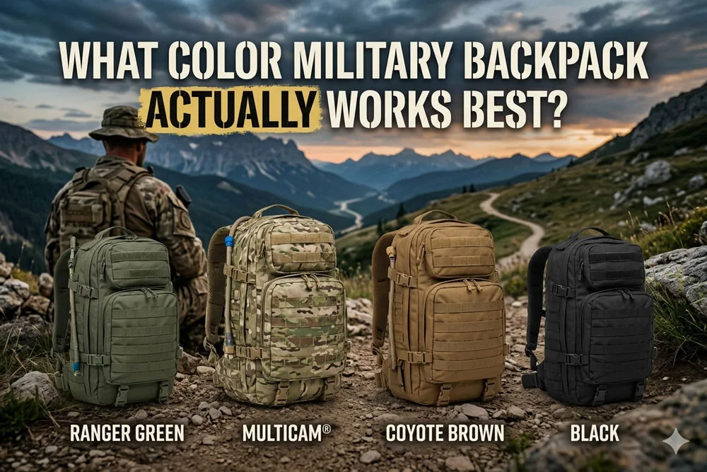 Quelle couleur de sac à dos militaire est la plus efficace ?