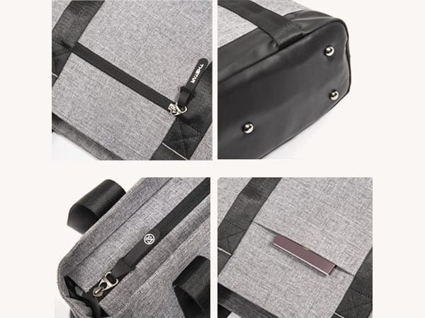 Shoulder Handle, Top Closure & Bottom Structure