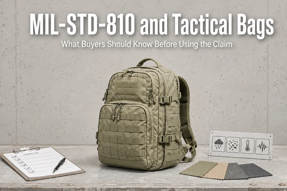 معيار MIL-STD-810 والحقائب التكتيكية