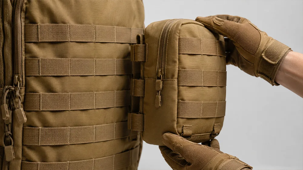 Checkliste für das technische Paket taktischer Taschen: Was OEM-Käufer berücksichtigen sollten (5) MOLLE- und modulares Befestigungssystem