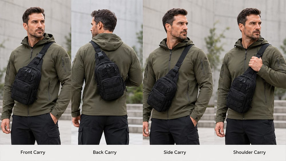 Main Ways to Wear a Tactical Sling Bag