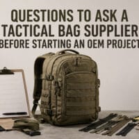 Questions to Ask a Tactical Bag Supplier Before Starting an OEM Project Questions to Ask a Tactical Bag Supplier Before Starting an OEM Project