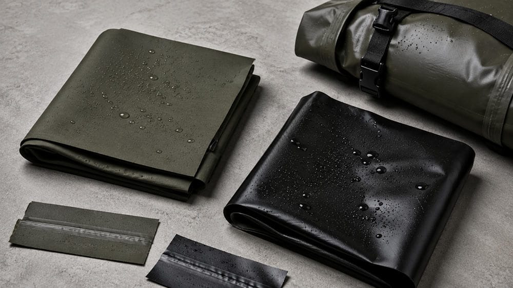 Wasserdichte vs. wasserabweisende taktische Taschen: Material- und Designunterschiede 4 TPU-Coated and PVC-Coated Fabrics