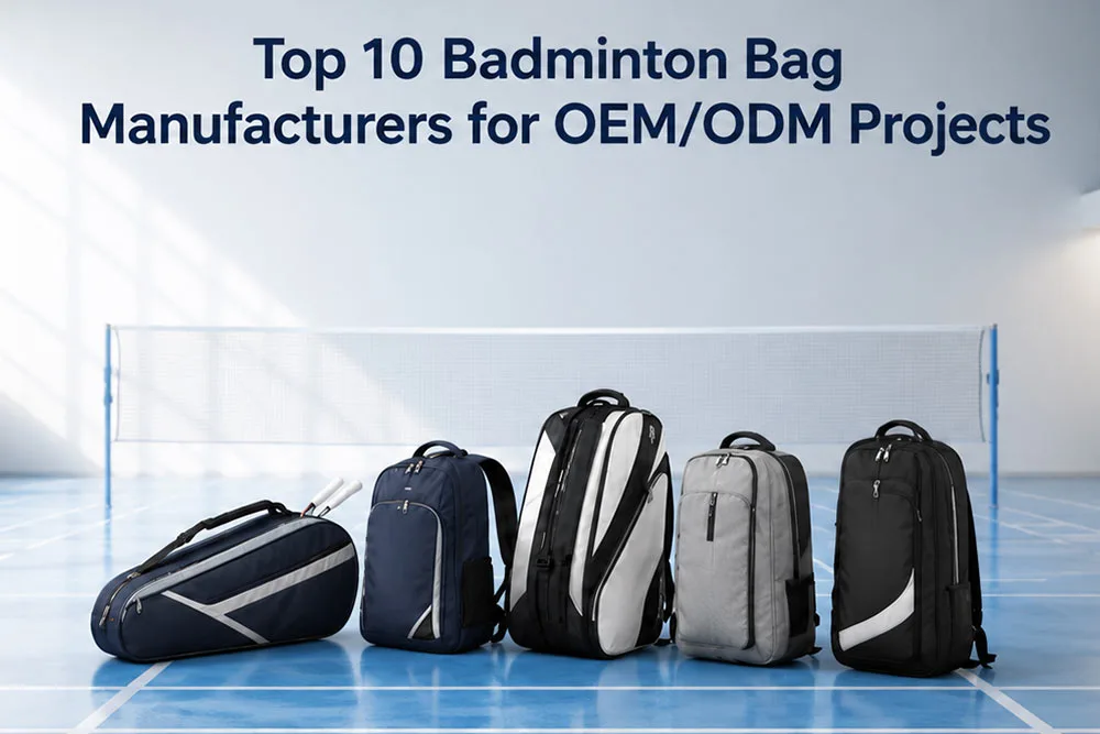 Top 10 des fabricants de sacs de badminton pour les projets OEM/ODM