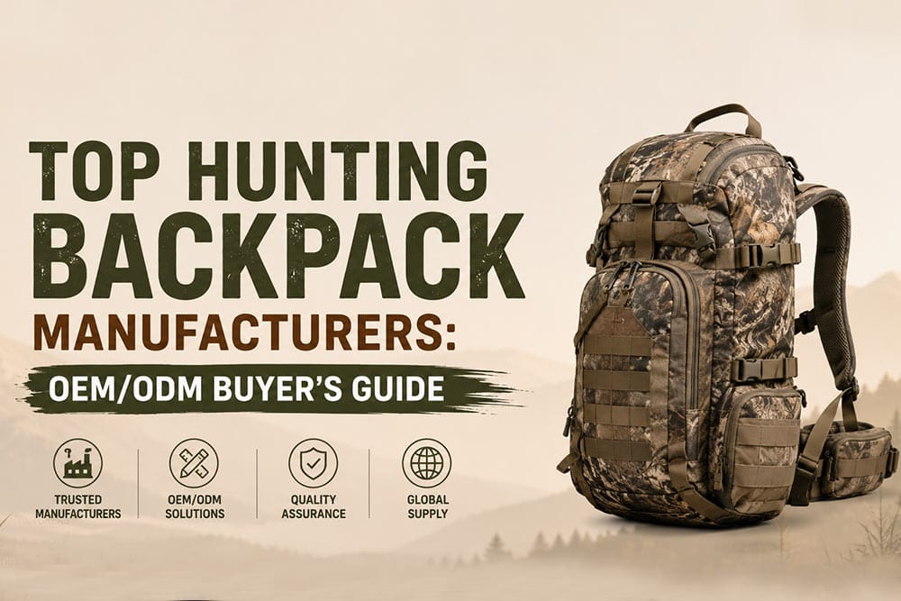 Top Hunting Backpack Manufacturers: OEM/ODM Buyer’s Guide