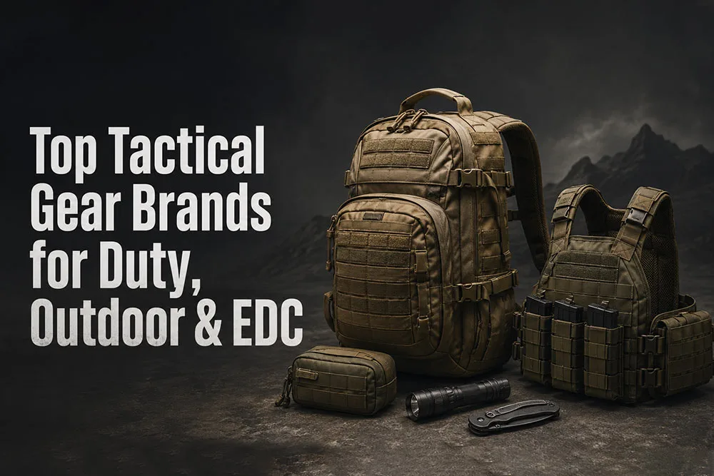 Topmerken voor tactische uitrusting voor dienst, outdoor en EDC Topmerken voor tactische uitrusting voor dienst, outdoor en EDC