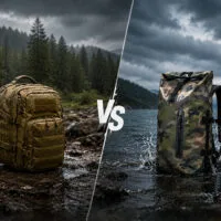 Bolsas táticas impermeáveis versus resistentes à água: diferenças de material e design Bolsas táticas impermeáveis versus resistentes à água: diferenças de material e design
