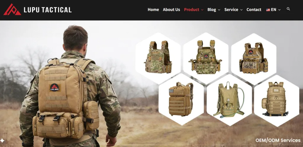 Top 10 des fabricants de sacs à dos tactiques en 2026 : Guide d’achat OEM/ODM 4 Équipement tactique Lupu
