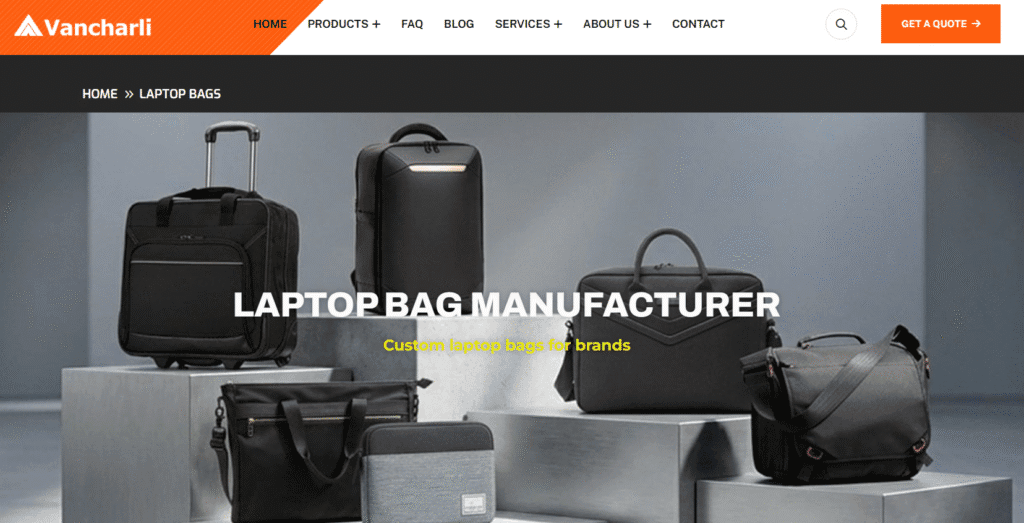Top 10 Laptop Sleeve Manufacturers: OEM Supplier Guide 3 Vancharli Outdoor laptop bag manufacturer