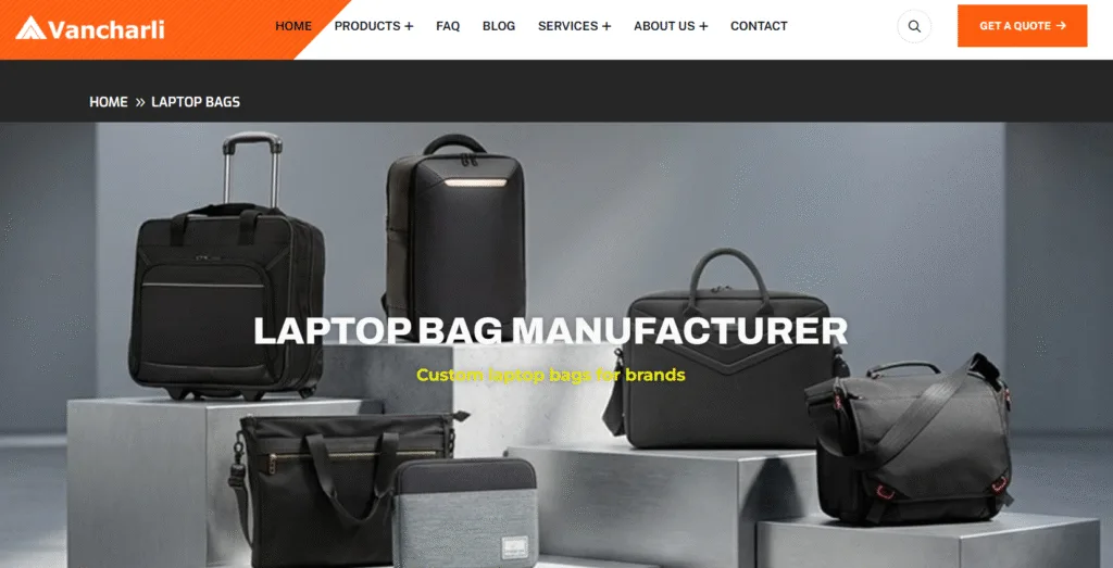 Fabricant de sacs pour ordinateurs portables Vancharli Outdoor