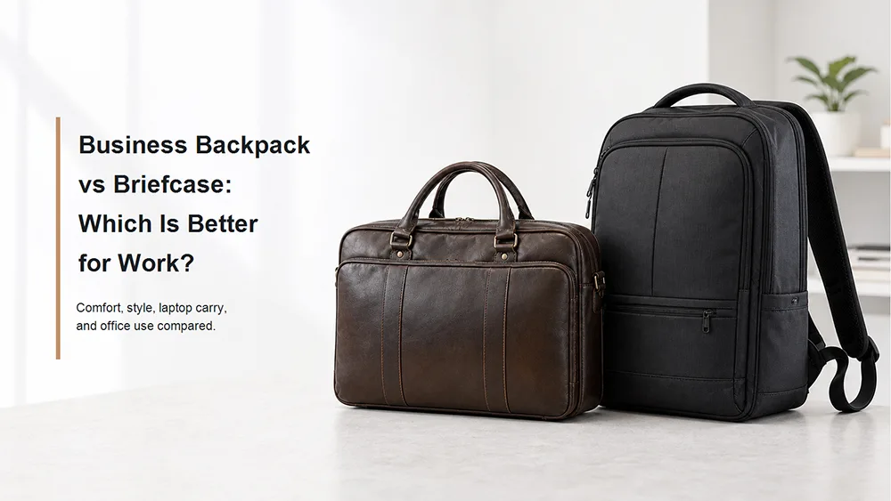 Mochila executiva ou pasta executiva: qual é a melhor opção para o trabalho?