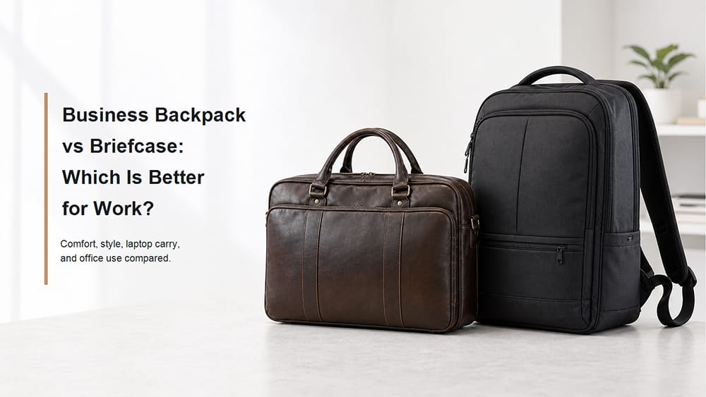 Business Backpack vs Briefcase: Which Is Better for Work? 2 Business Backpack vs Briefcase: Which Is Better for Work?