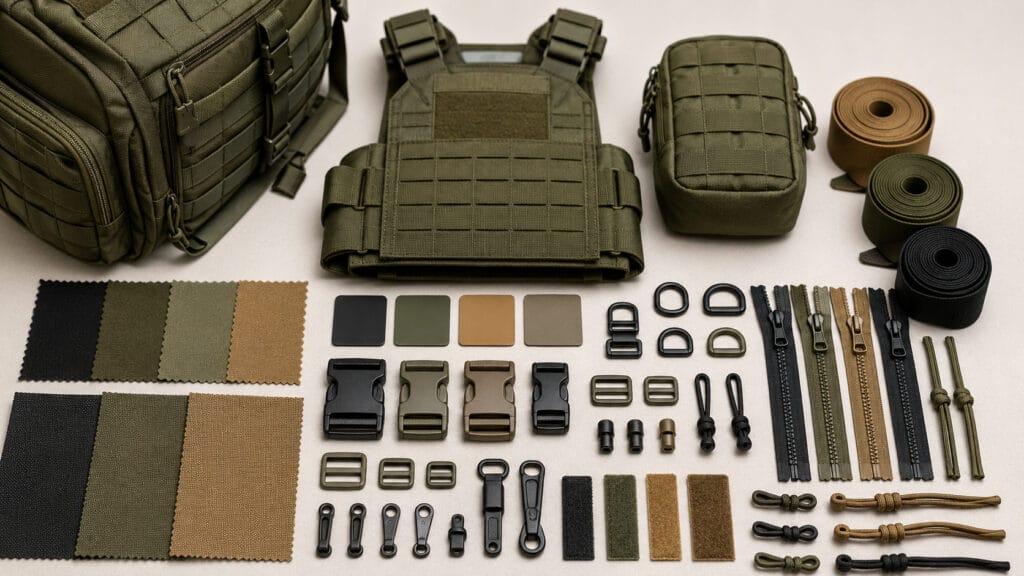 How to Build a Tactical Gear Product Line for Wholesale and Retail 7 Control Materials, Colors, and Hardware Across the Line