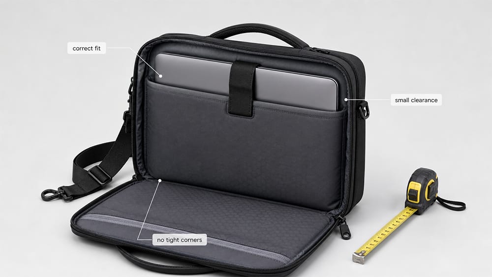 1. Correct Laptop Fit