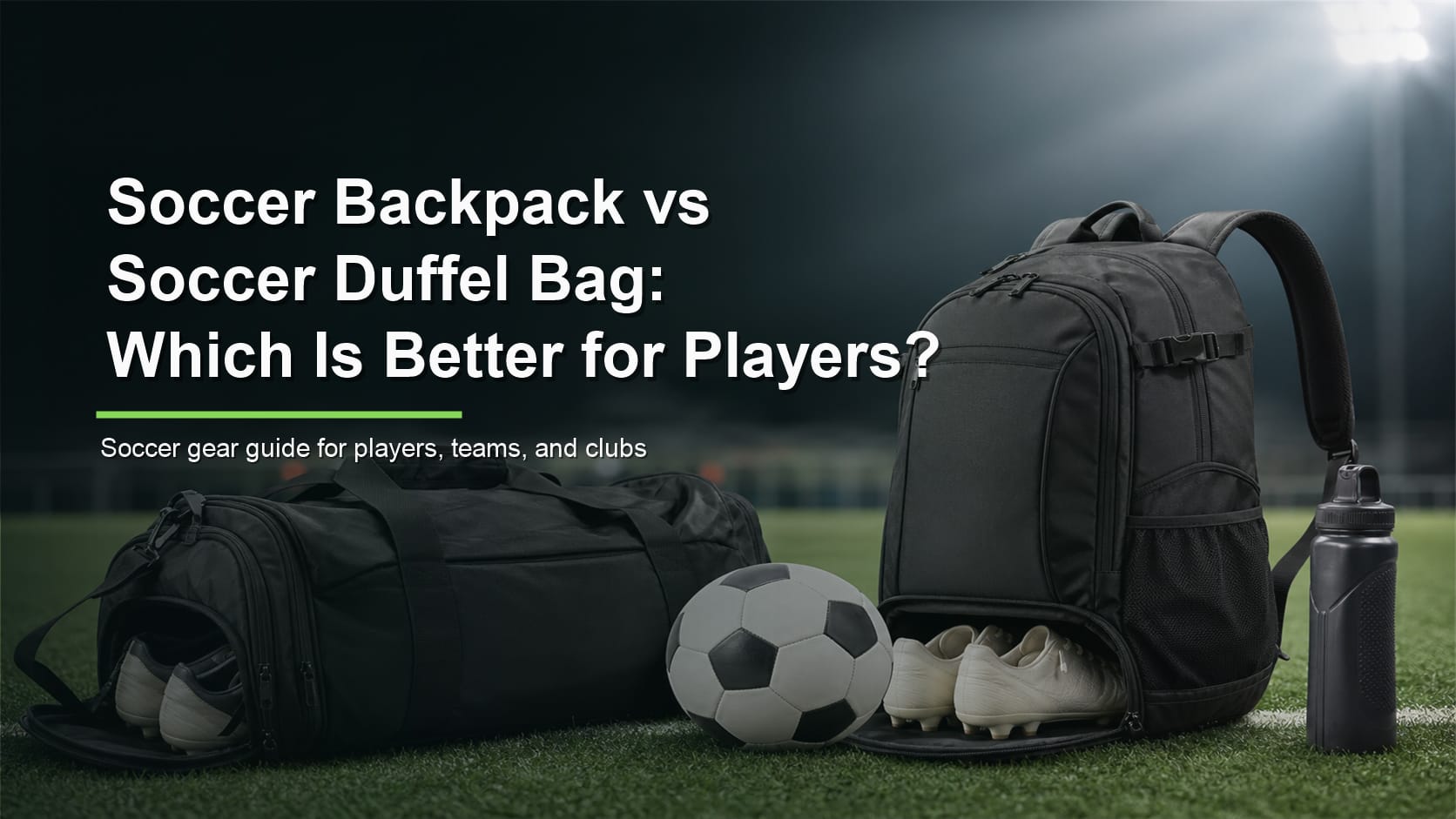 Soccer Backpack vs Soccer Duffel Bag: Which Is Better for Players? 1 Soccer Backpack vs Soccer Duffel Bag: Which Is Better for Players?