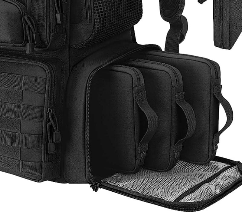 Tactical Range Backpacks 10 Dedicated magazine organization compartments in tactical range backpack