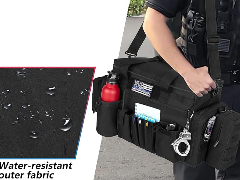 Durable patrol construction with reinforced fabrics and hardware