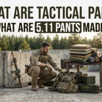 Que sont les pantalons tactiques et de quoi sont faits les pantalons 5.11 ?