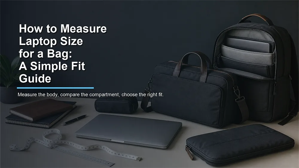 Como medir o tamanho do seu laptop para escolher a bolsa ideal: um guia simples de medidas.