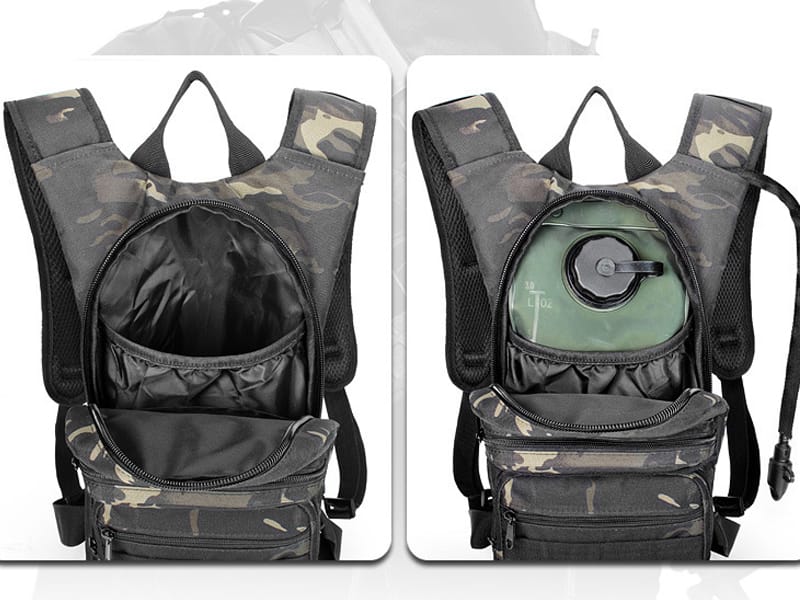 Tactical Hydration Packs 6 Integrated hydration system compartment for tactical hydration pack