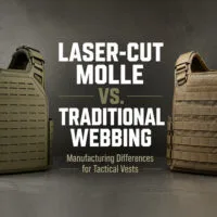 Sistema MOLLE cortado a laser versus sistema MOLLE tradicional para coletes táticos