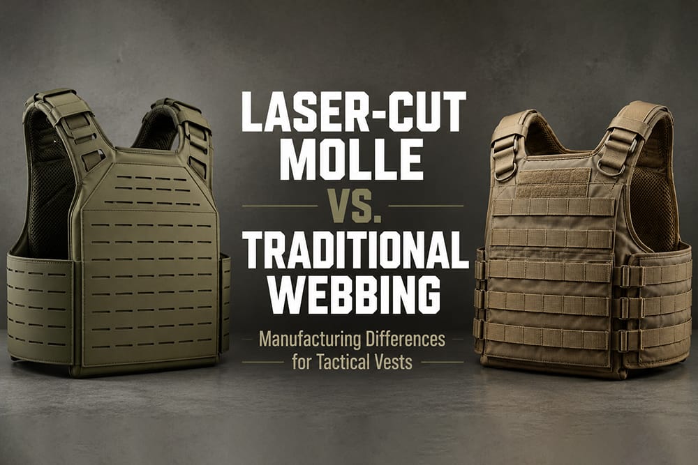 Laser-Cut MOLLE vs Traditional MOLLE Webbing for Tactical Vests 2 Laser-Cut MOLLE vs Traditional MOLLE Webbing for Tactical Vests