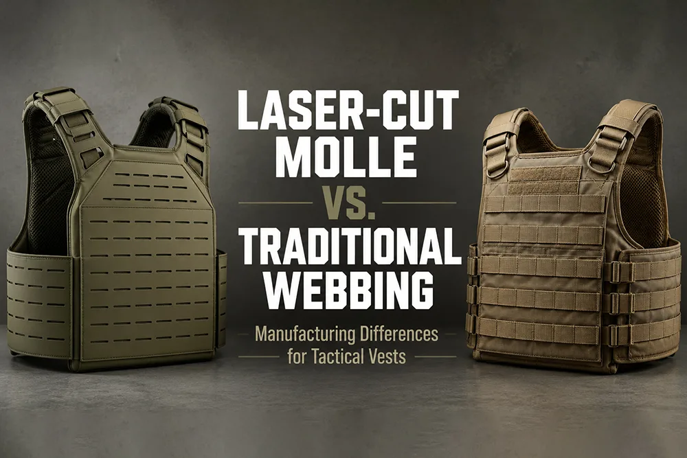 Лазерная резка MOLLE против традиционной системы MOLLE для тактических жилетов