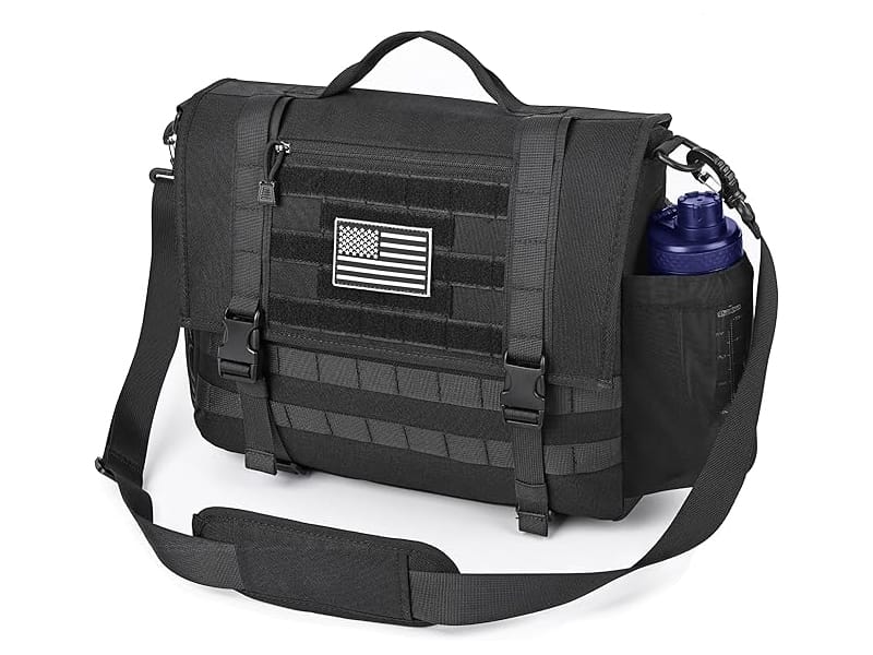 Law enforcement messenger bag for documents and field equipment