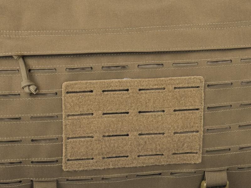 MOLLE expansion capability on tactical messenger bag