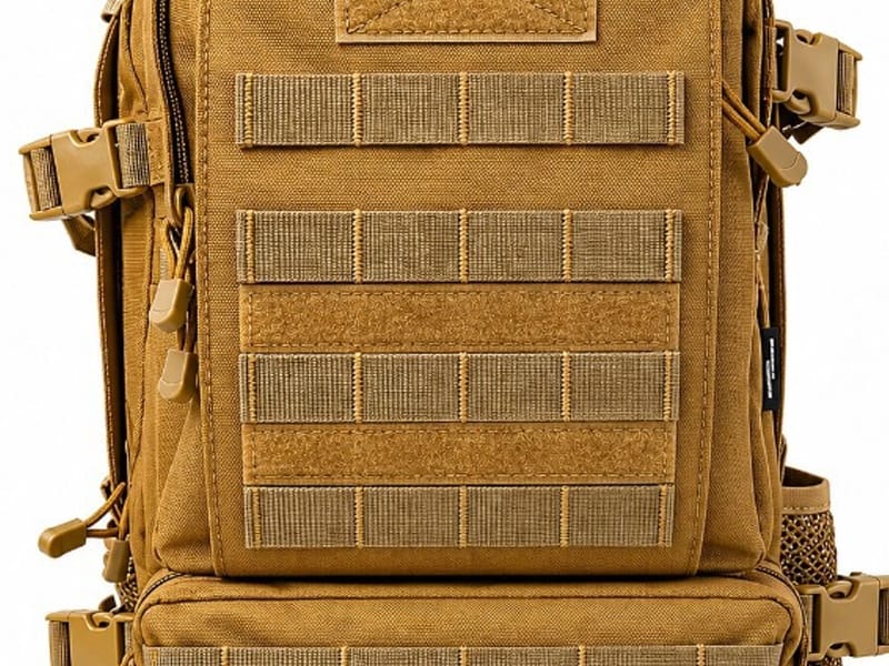 MOLLE expansion capability for tactical rucksack
