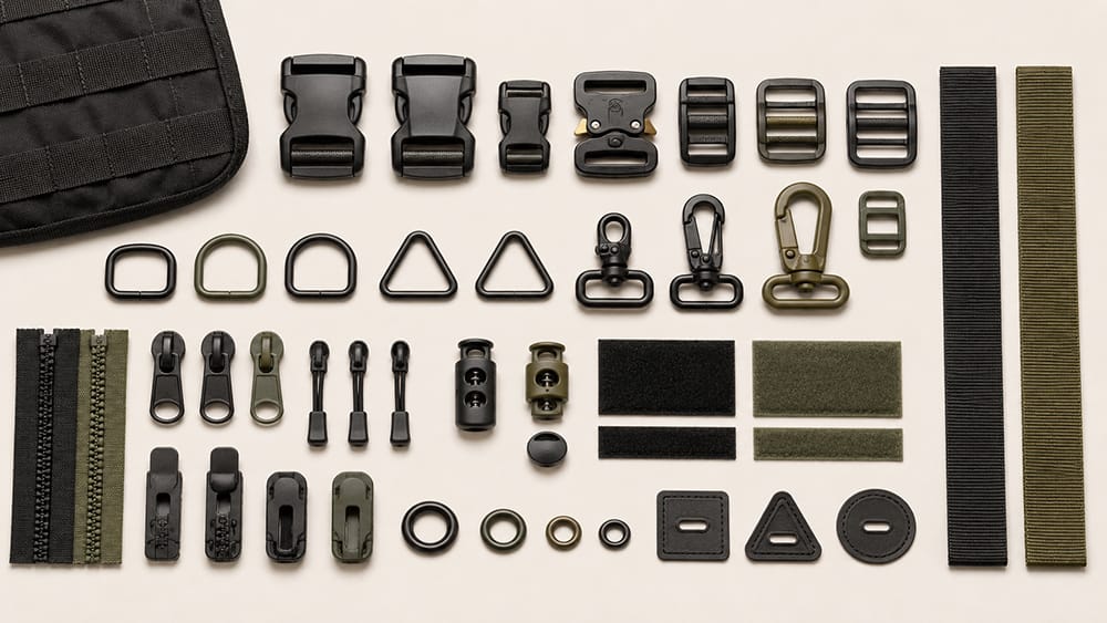 Tactical Bag Hardware Guide: Buckles, Zippers, Webbing, and More 2 Main Types of Tactical Bag Hardware
