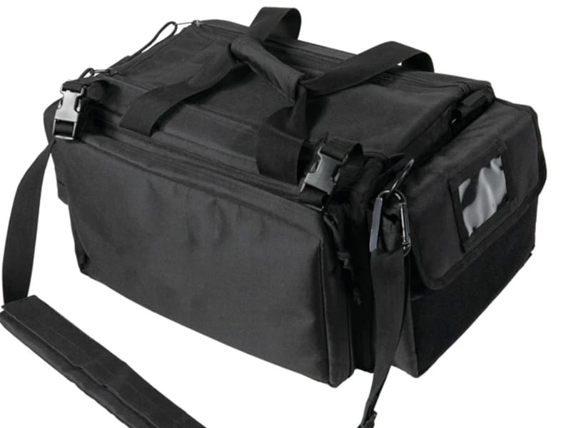 Patrol duty bag for daily law enforcement equipment organization