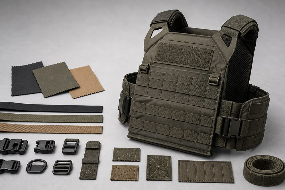 Plate Carrier Manufacturing Guide: Fabric, Stitching, Hardware, and Quality Control 2 Plate Carrier Manufacturing Guide