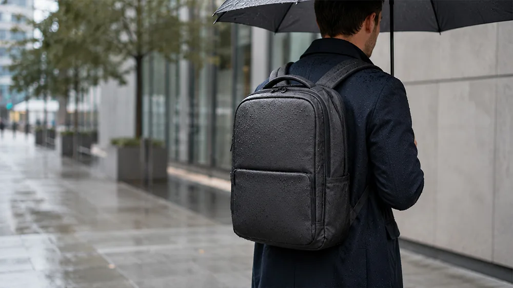How to Protect a Laptop in a Backpack: 12 Practical Tips 4 Rain-Protection-Water-Resistant-Backpack