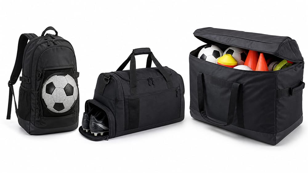 Soccer Backpack, Duffel Bag, or Team Equipment Bag