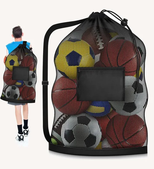bolsa de malla de fútbol