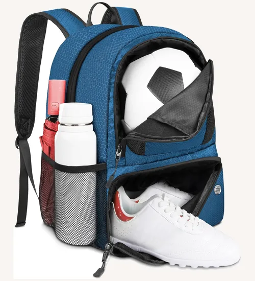 mochila de fútbol