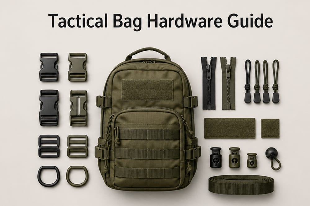 Tactical Bag Hardware Guide: Buckles, Zippers, Webbing, and More 1 Tactical Bag Hardware Guide Buckles, Zippers, Webbing, and More