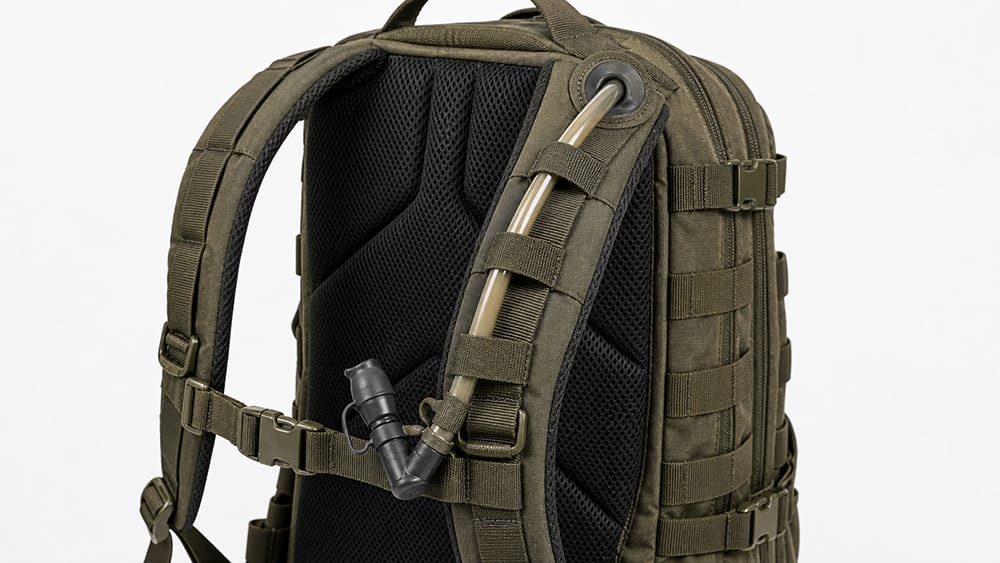 Tube Routing Design Left Right Center and Shoulder Strap Control
