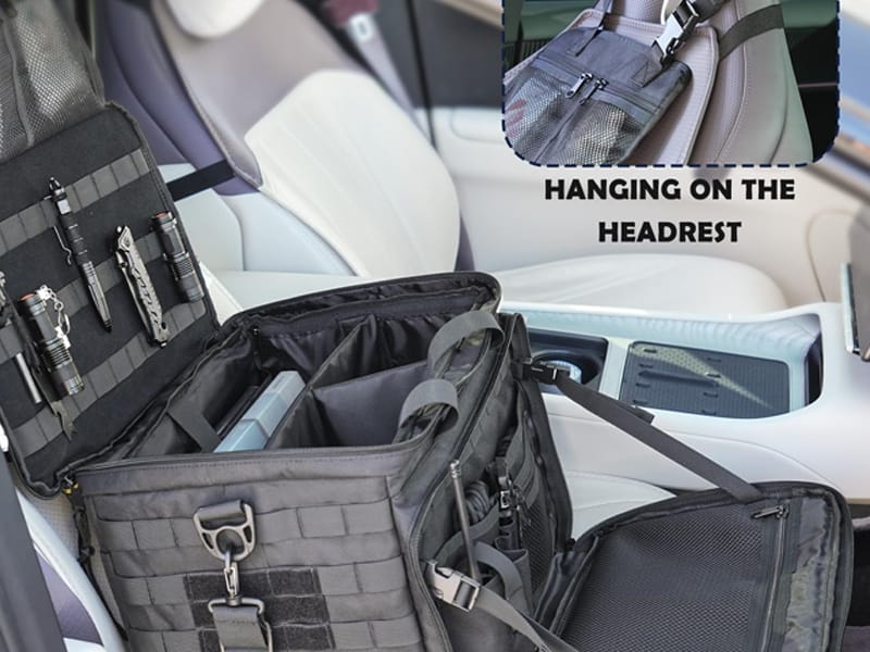 Vehicle-friendly organization for patrol vehicles and response units